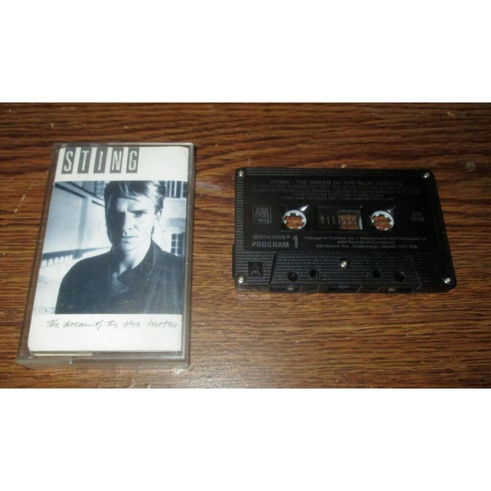 Sting - The Dream of the Blue Turtles on cassette (A & M Records Canada, 1985)